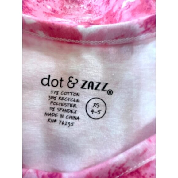 dot & Zazz Toddler Girls Dress Pink Floral Pockets Size XS 4-5 - Picture 3 of 5